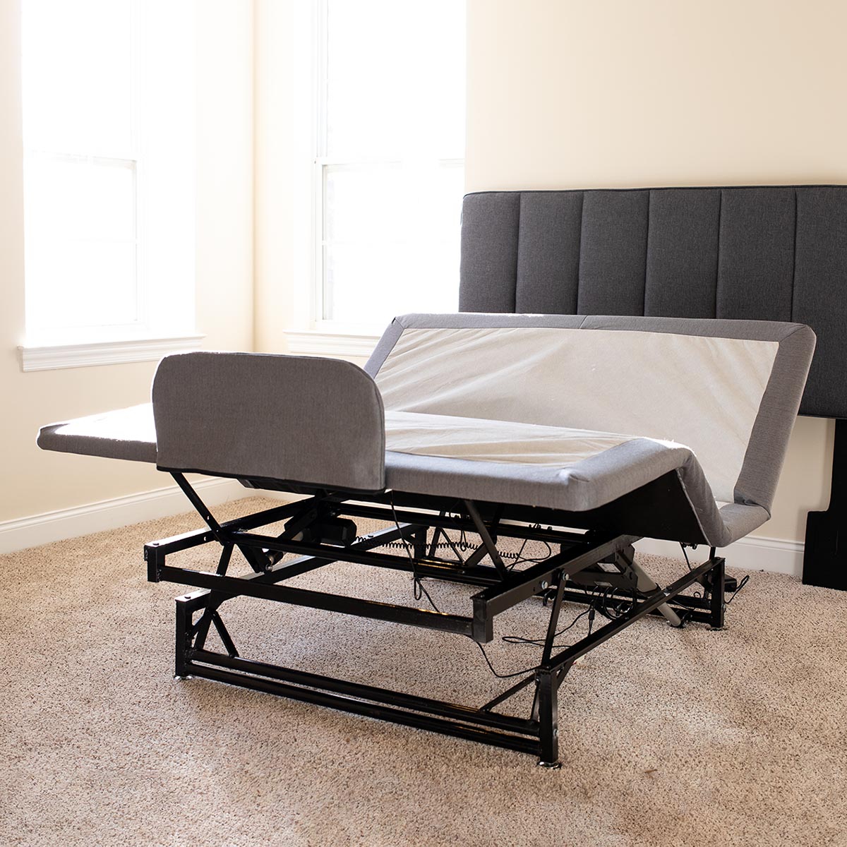 hospital bed high low